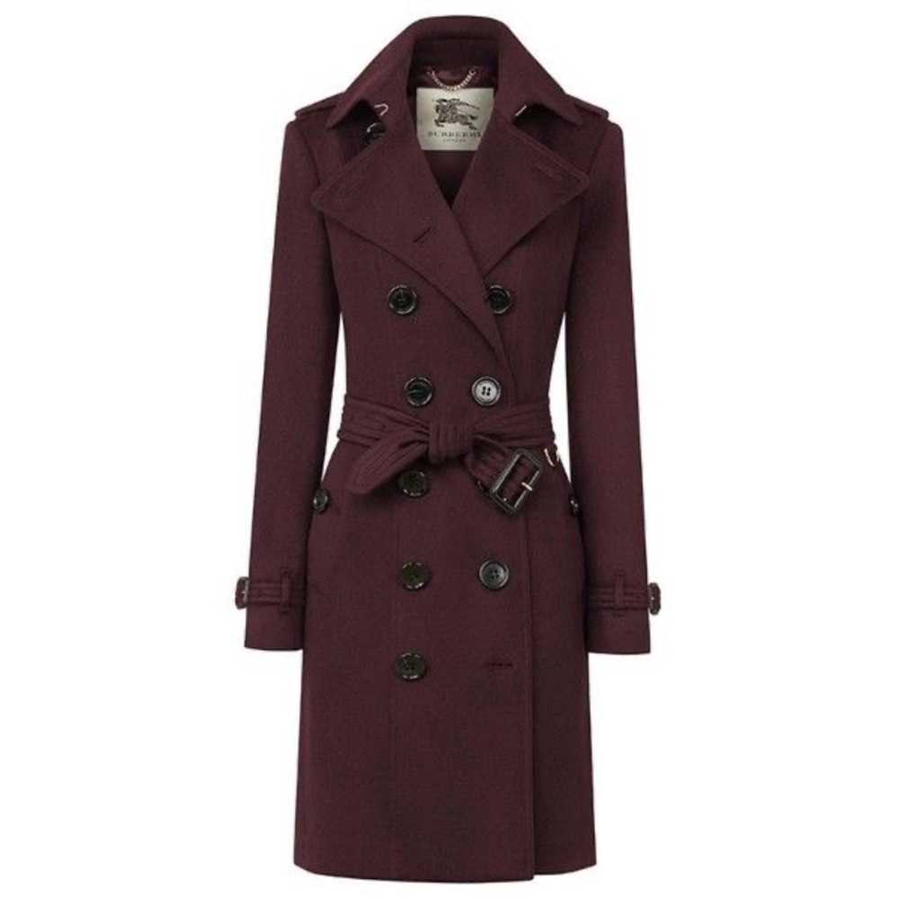 Burberry London Sandringham cashmere trench coat
